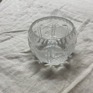 Elegant Clear Glass Bowl